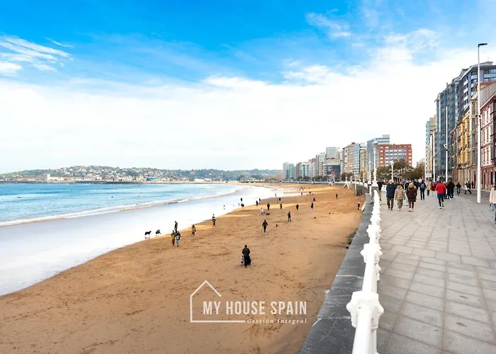 Myhousespain - Radiante Piso Junto A La Playa * Gijon